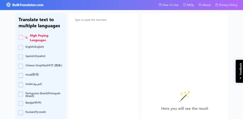 Multilingual Translator BulkTranslator