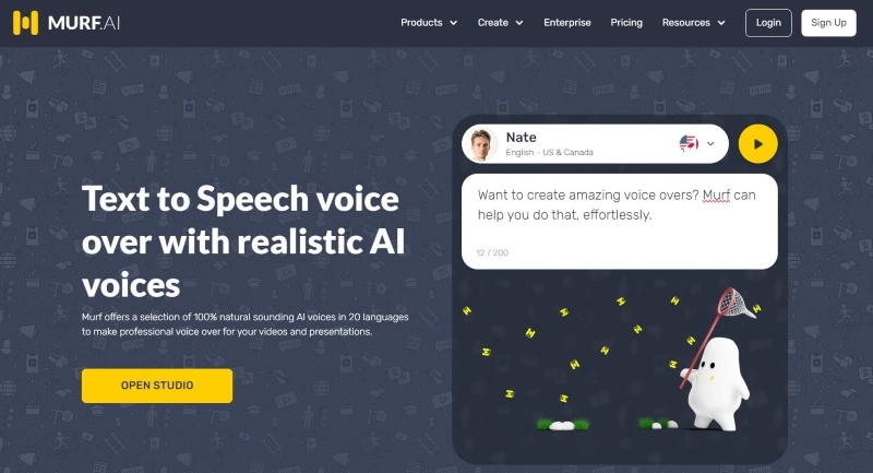 Murf Free Text to Natural Voice Generaor