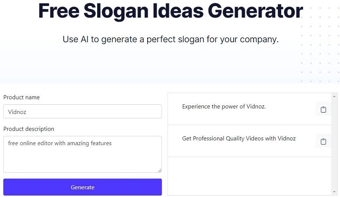 NeutralText AI Slogan Generator Free
