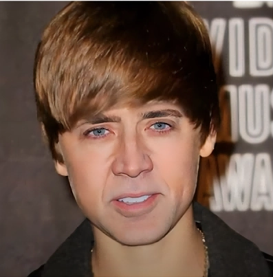 Nicolas Justin Bieber Face Swap