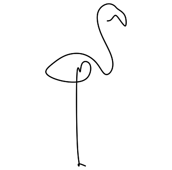 One Line Animal Drawing