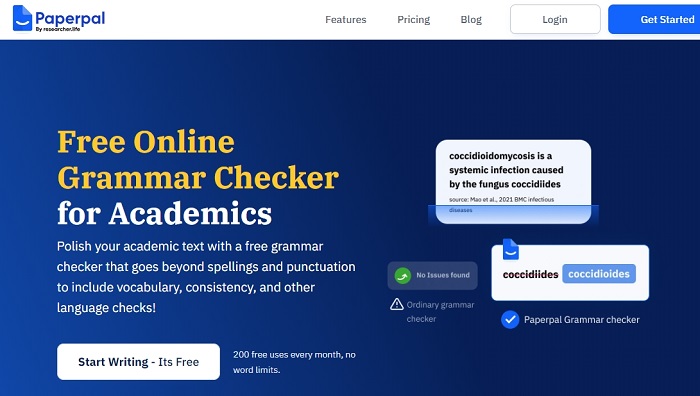 Paperpal AI Grammar Checker Online