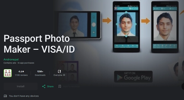 Passport Photo Maker - VISA/ID for Android