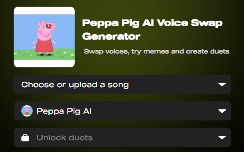 Peppa Pig AI Voice Swap
