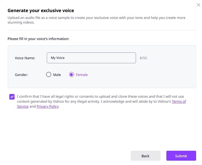 Permenant AI Voice Copy