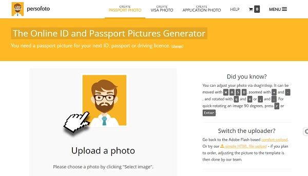 Passport Photo Maker - Persofoto