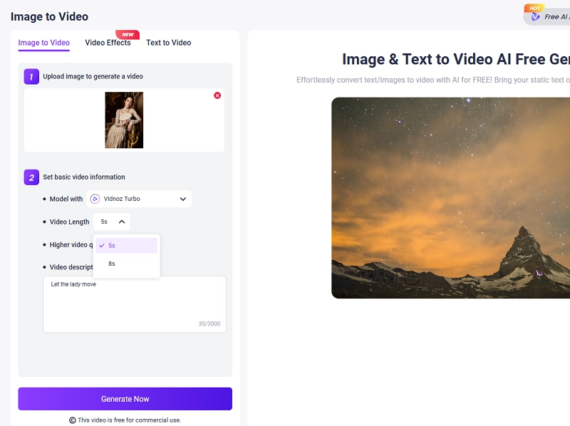 Personalize the AI Moving Picture