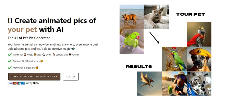 Petpic AI Dog Cartoon Generator