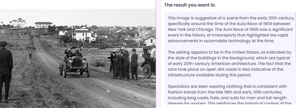 Photo Analyzer Online History Image