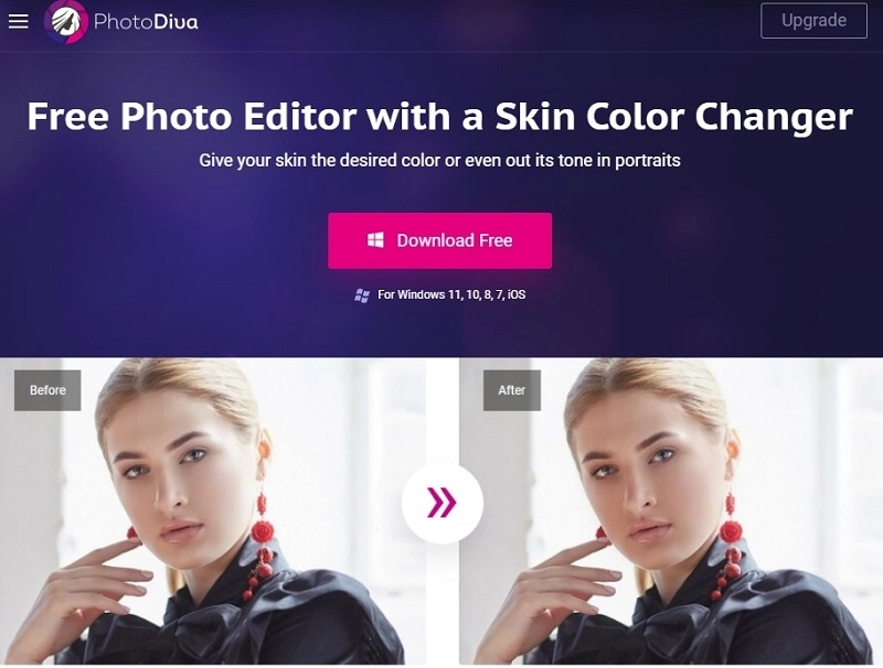 PhotoDiva Skin Color Changer