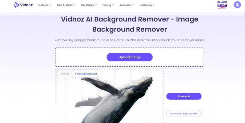 Photomontage Vidnoz AI Background Remover
