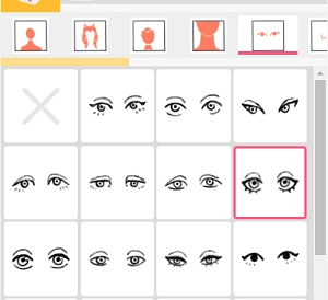 Choose the Eye Shape for the Star Wars Avatar