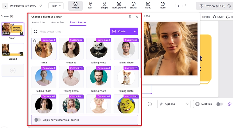 Pick Your AI Avatar for Video Creation