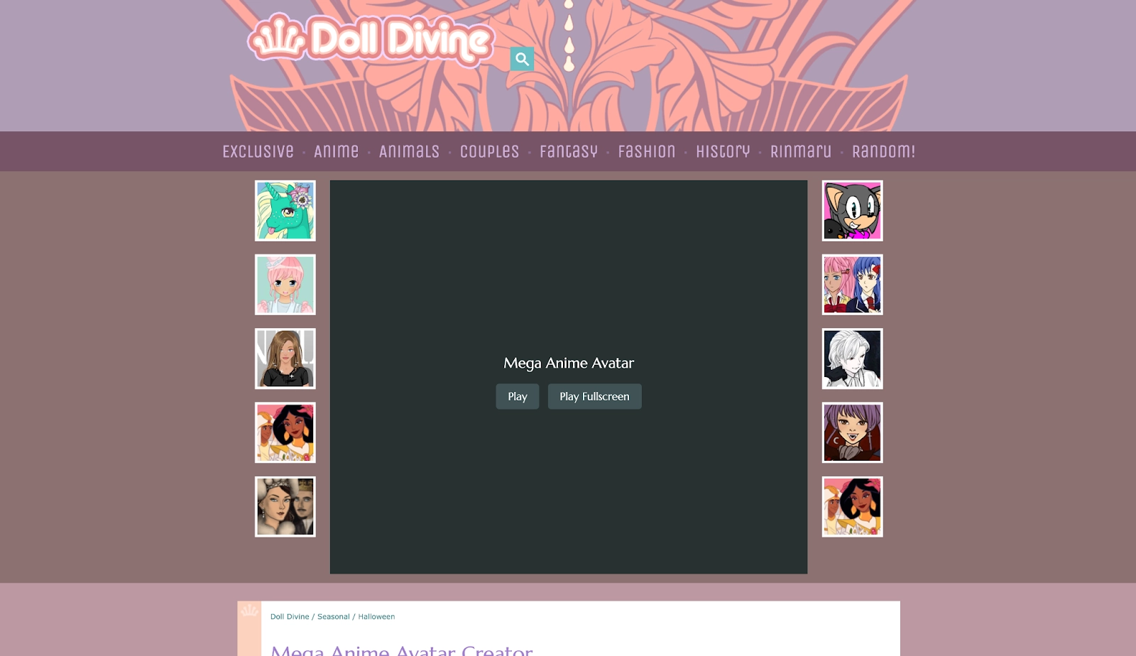 Mega Anime Avatar Creator