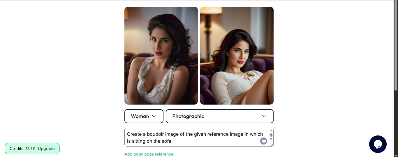 Pincel AI Boudoir Image Results