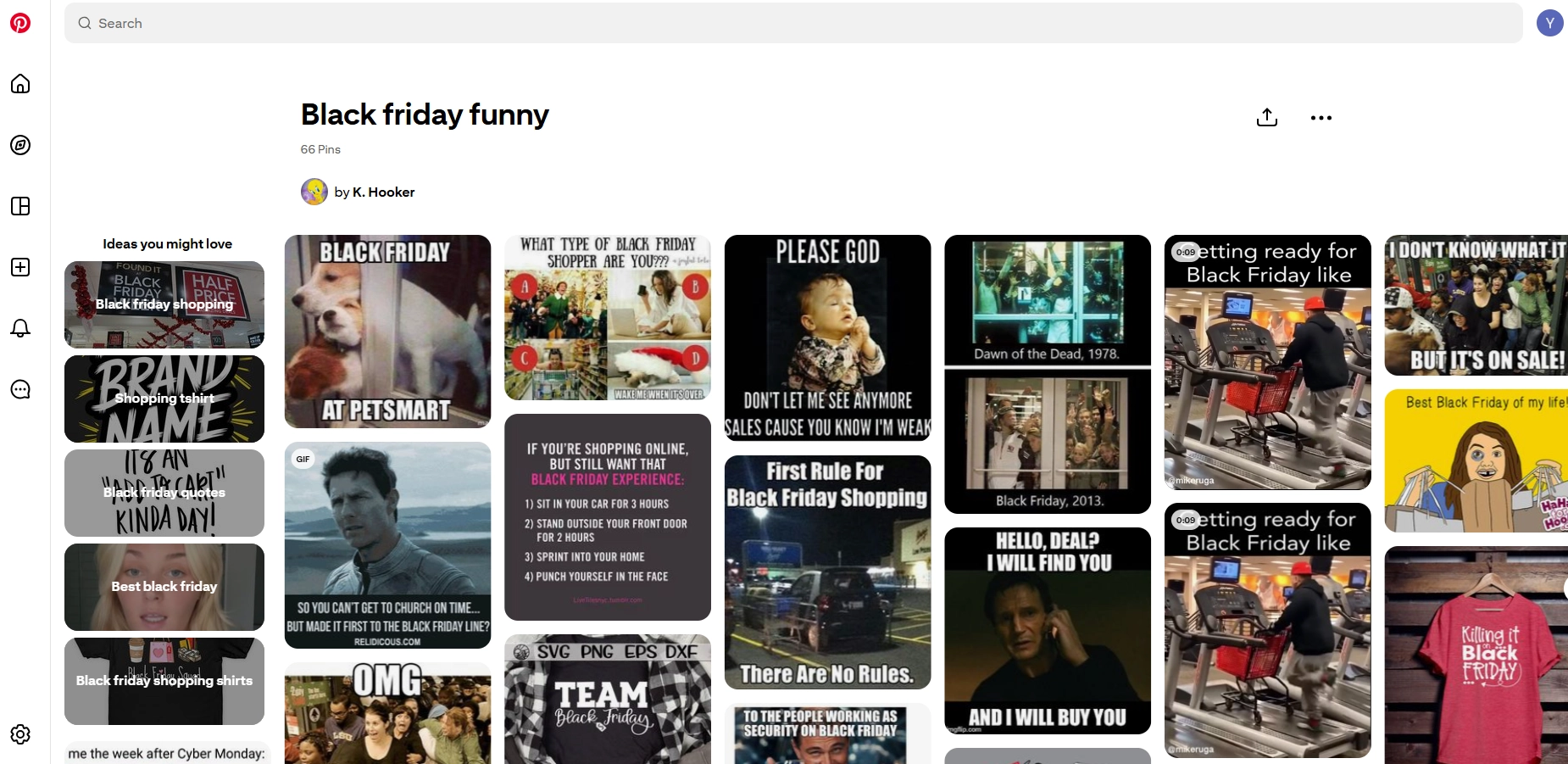 Pinterest Black Friday Meme