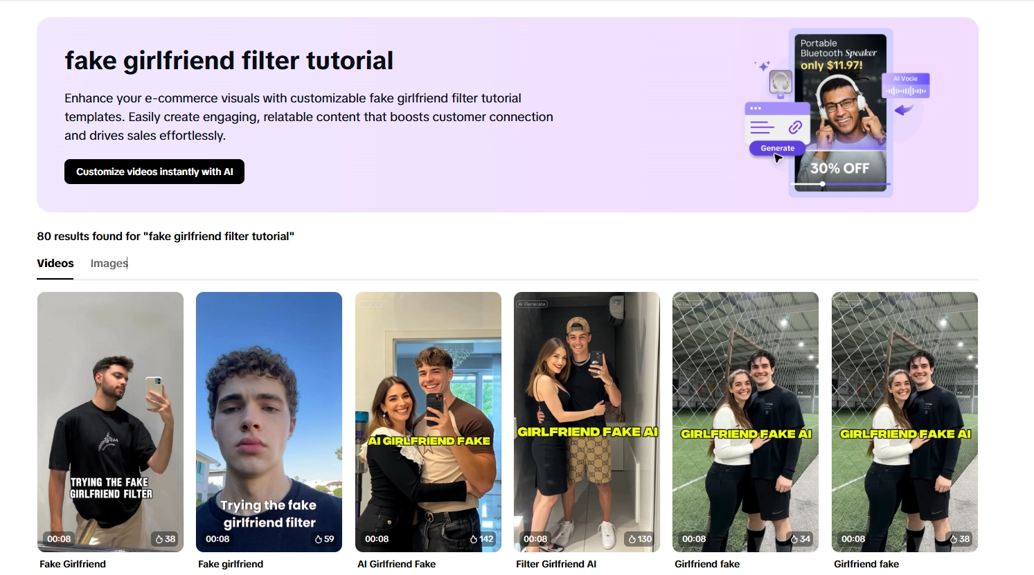 Pippit AI Fake Girlfriend Filter Tutorial