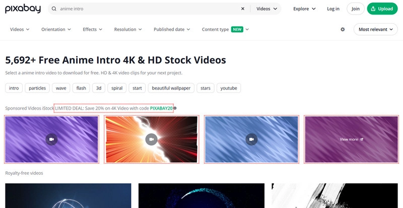 Pixabay Anime Intro Maker