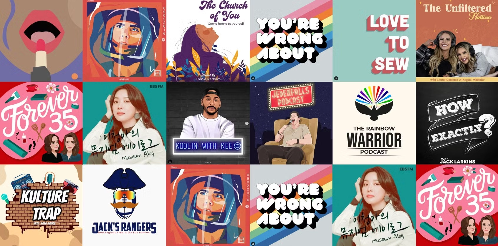 Podcast Cover Art Designs