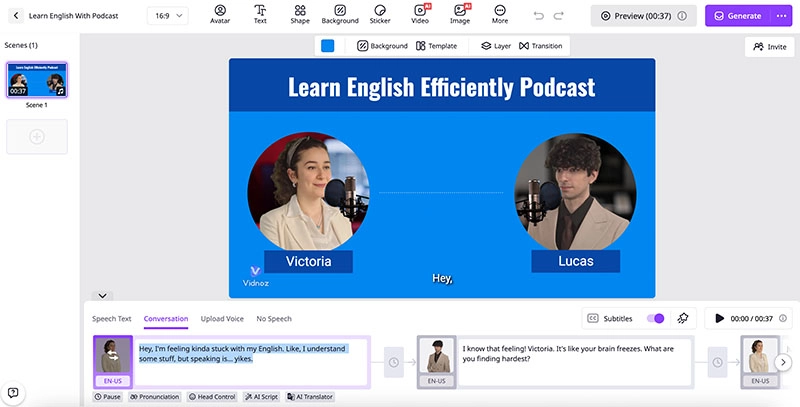 Podcast Template Subtitles