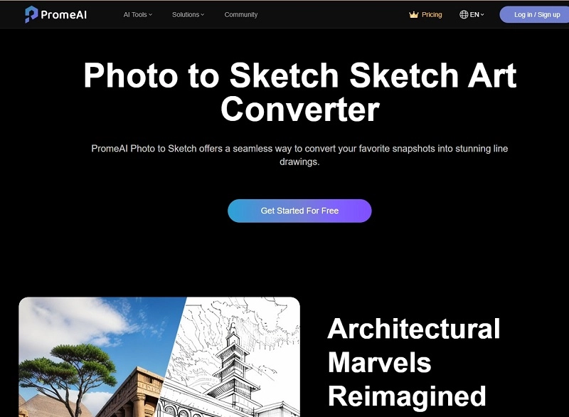 PromeAI Sketch Art Maker