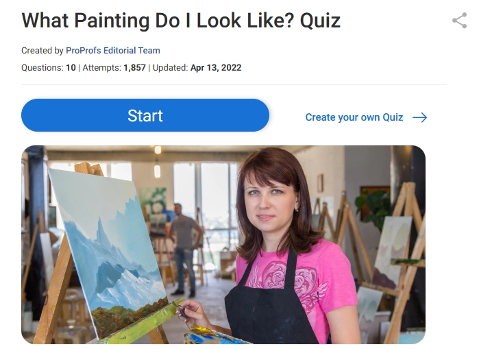 Quiz to Test What Painting Do I Look Like