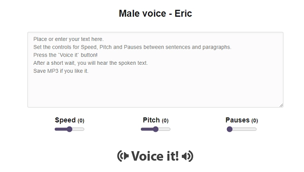 ReadLoud: Reputable Online Eric Text to Speech Tool