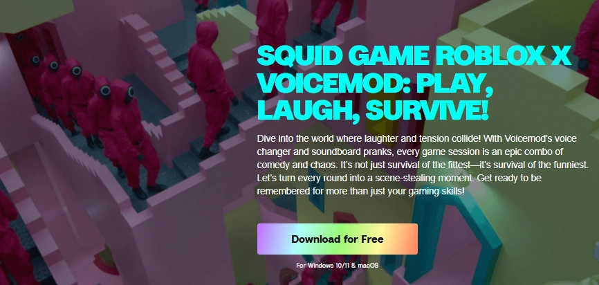 Real-Time Squid Game Voice Generator
