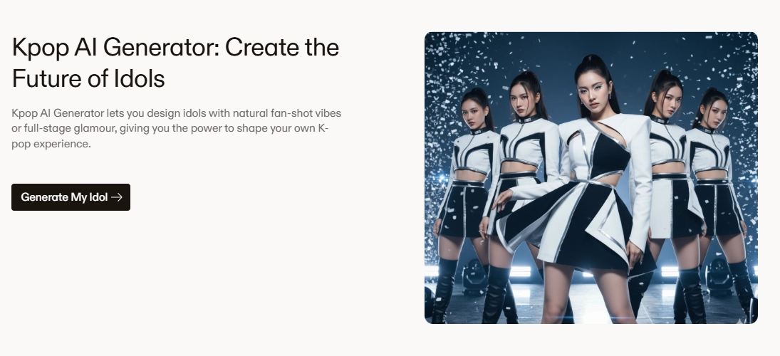 Realistic Kpop Idol Image Generator