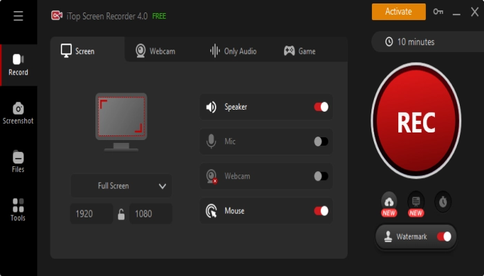 Record Videos for Instagram Reels with iTop Recorder