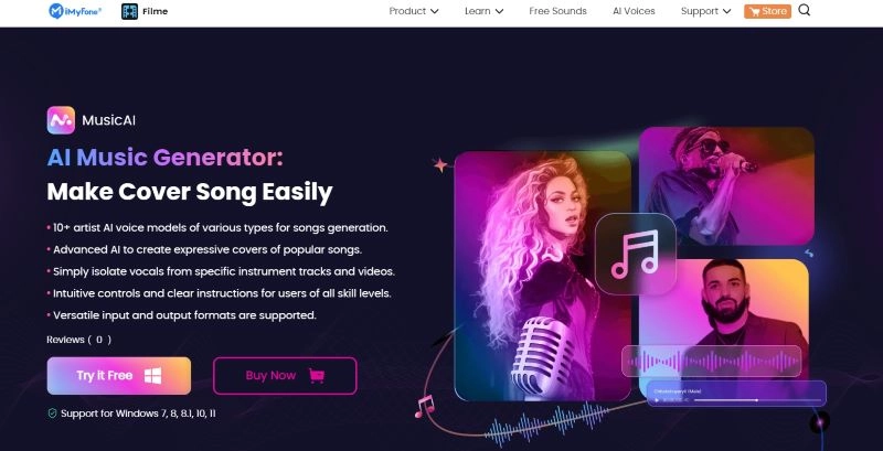 Recreate Shakira Voice with MusicAI