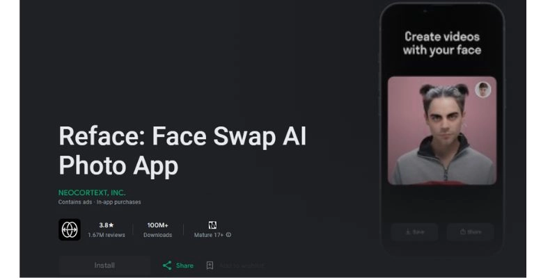 Reface AI Lisa Deepfake App for iOS and Android Users
