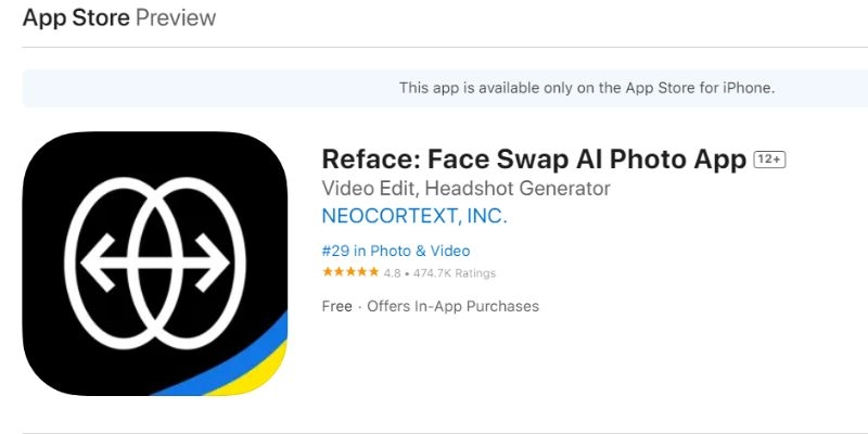 Reface AI AI Face Swap App