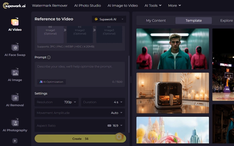 Reference to Video AI Supawork AI