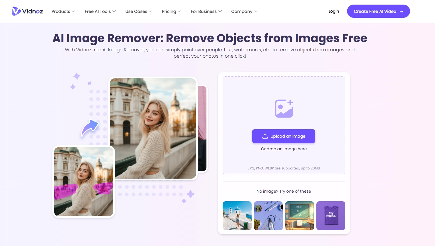 Remove Emoji from Photo with Vidnoz