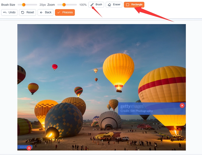 Remove Getty Watermark No Resolution Reduction Step 2