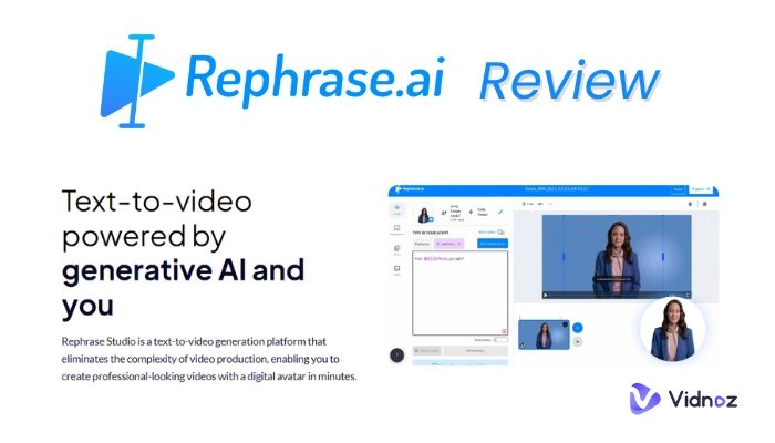 A Comprehensive Review of Rephrase.AI - Advanced AI Text-to-Video Tool