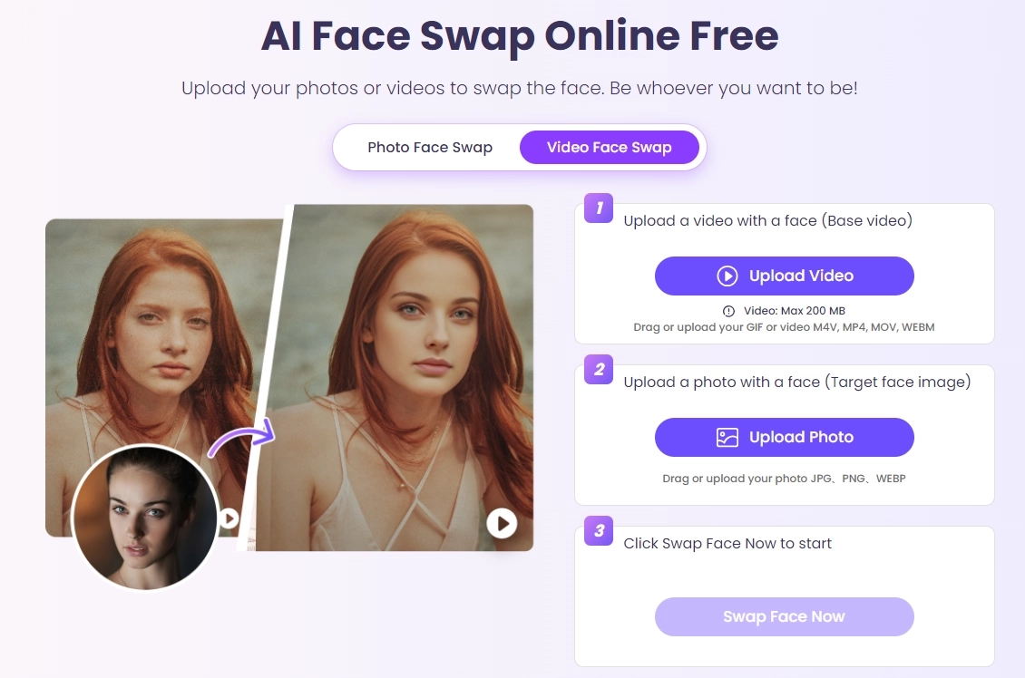 免費AI影片換臉工具