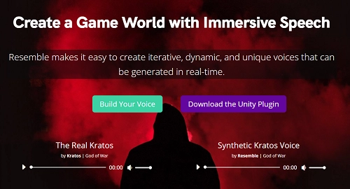 Resemble AI Video Game AI Voice Generators