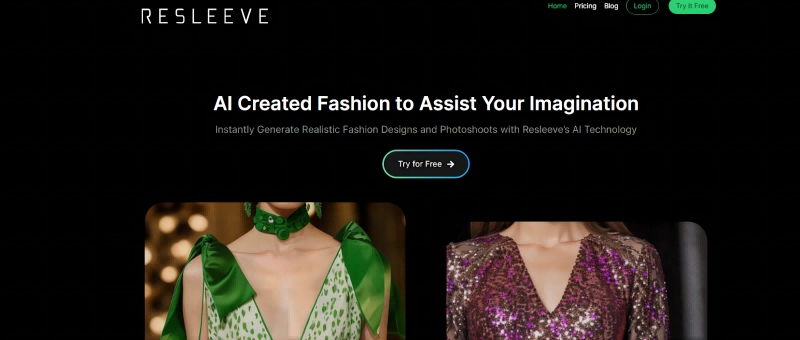 Resleeve AI Clothing Design Generator from Text