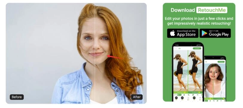 RetouchMe AI Smile Generator App