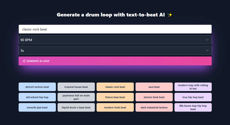 RhythmRender AI Melody Generator