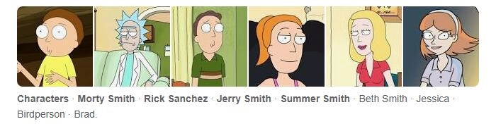 Rick and Morty Characters