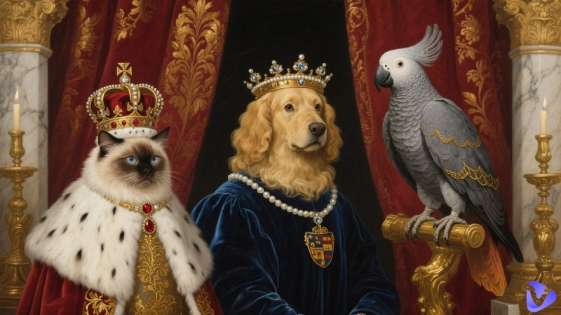 How to Make Stunning Royal Pet Portraits with AI? [+ Tools]