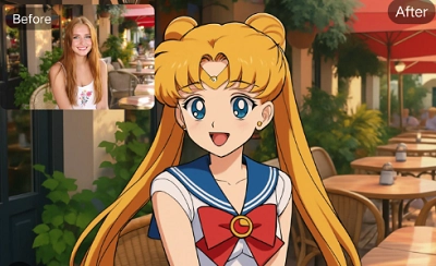 Sailor Moon AI Filter