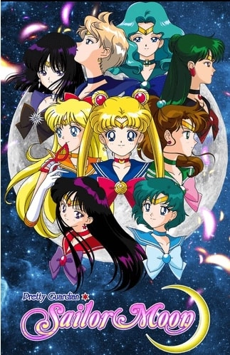 Sailor Moon From Anime of The 90s