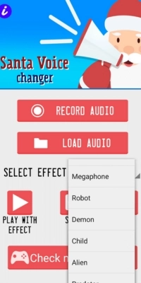 Santa Voice Generators for Android - Step 2