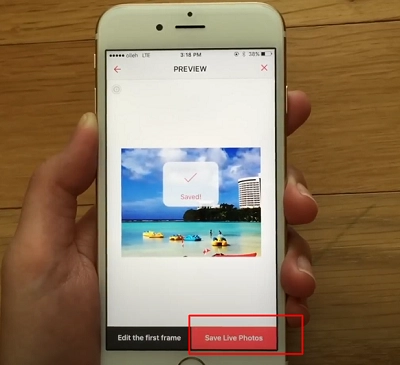 Save It As Live Photo