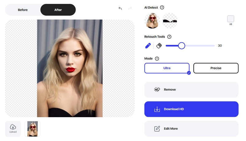 Save the New Image Without Face Censors