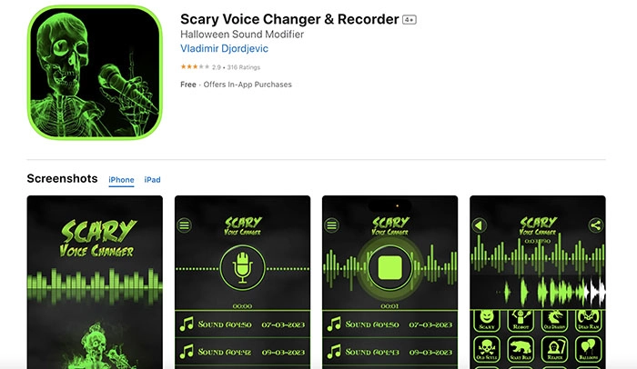 Scary Voice Changer Recorder 